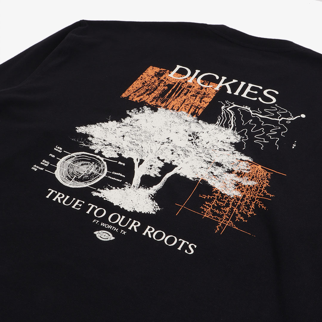 Dickies Kenbridge Long Sleeve T-Shirt, Black, Detail Shot 3