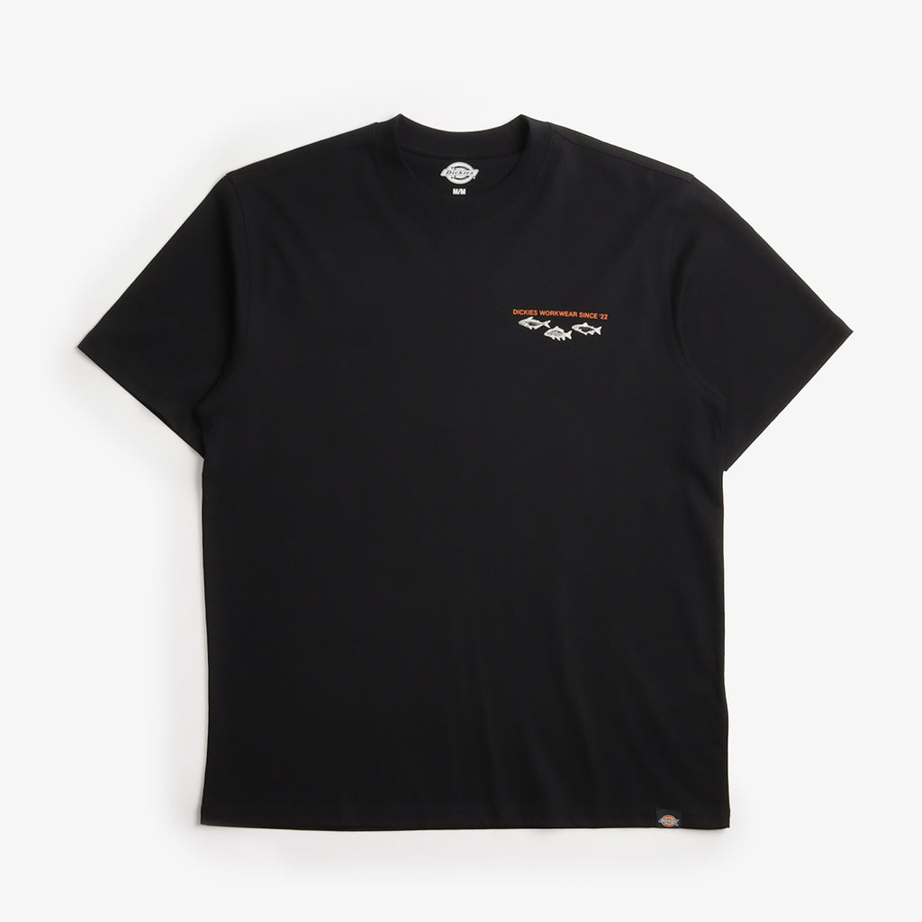 Dickies Laryville T-Shirt, Black, Detail Shot 2