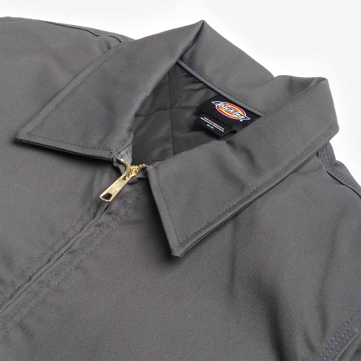Dickies Lined Eisenhower Jacket, Charcoal Grey, Detail Shot 3