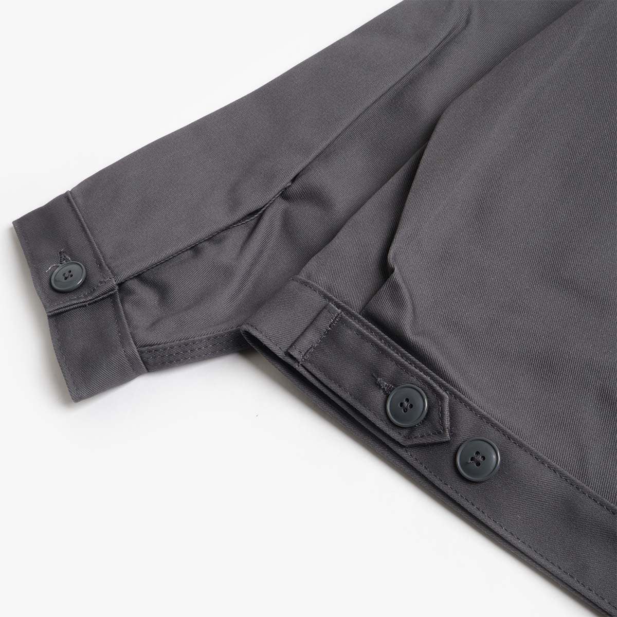 main Dickies Lined Eisenhower Jacket, Charcoal Grey, Detail Shot 6