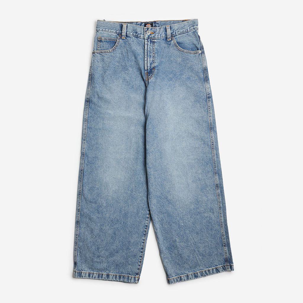 Dickies Loose Wave Denim Jeans, Light Blue, Detail Shot 1