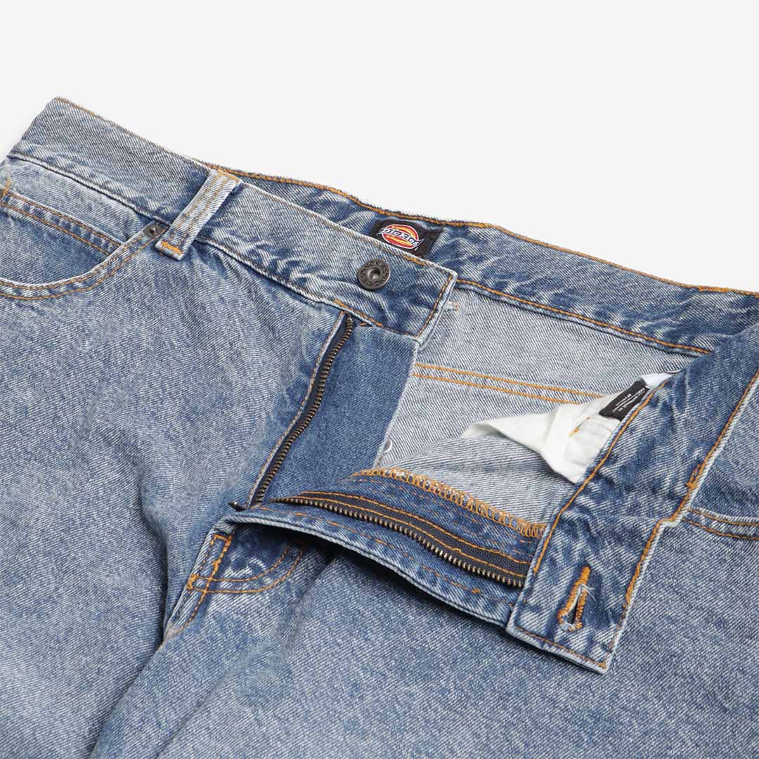 Dickies Loose Wave Denim Jeans, Light Blue, Detail Shot 2