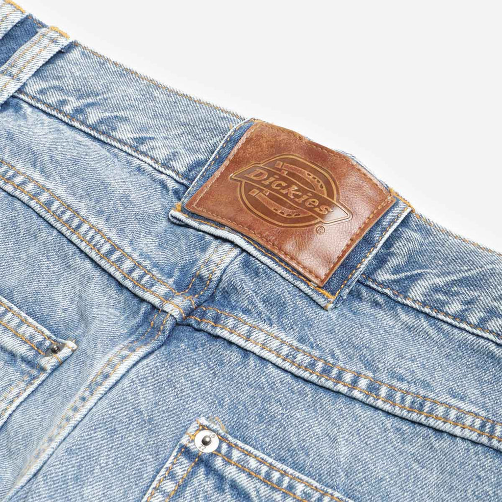 Dickies Loose Wave Denim Jeans, Light Blue, Detail Shot 5