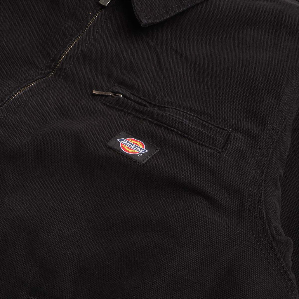 Dickies Painter Canvas Jacket, Black, Detail Shot 2
