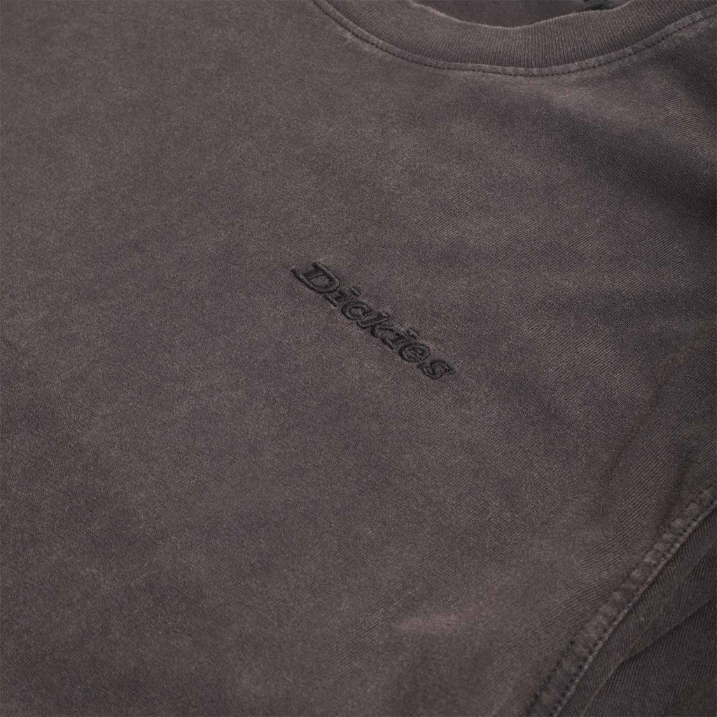 Dickies Plentywood T-Shirt, Acid Wash Black, Detail Shot 2