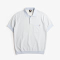 Dickies Rocky Knit Polo Shirt, Whitecap Grey, Detail Shot 1