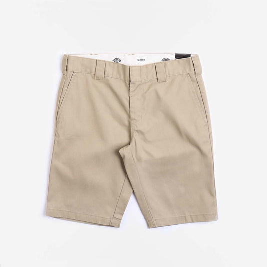 Dickies Slim Fit Recycled Shorts, Khaki, Detail Shot 1