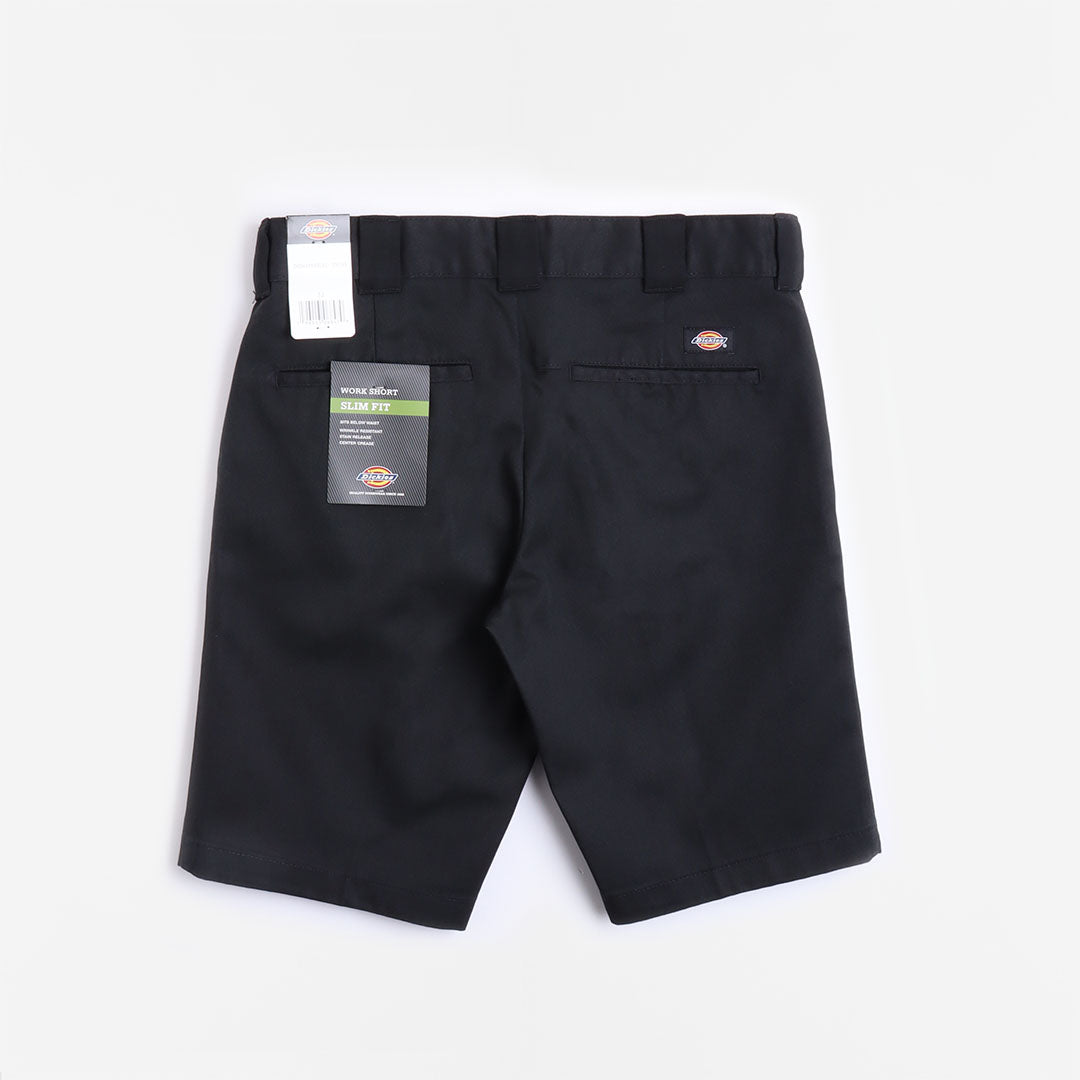 Dickies Slim Fit Recycled Shorts, Black, Detail Shot 3
