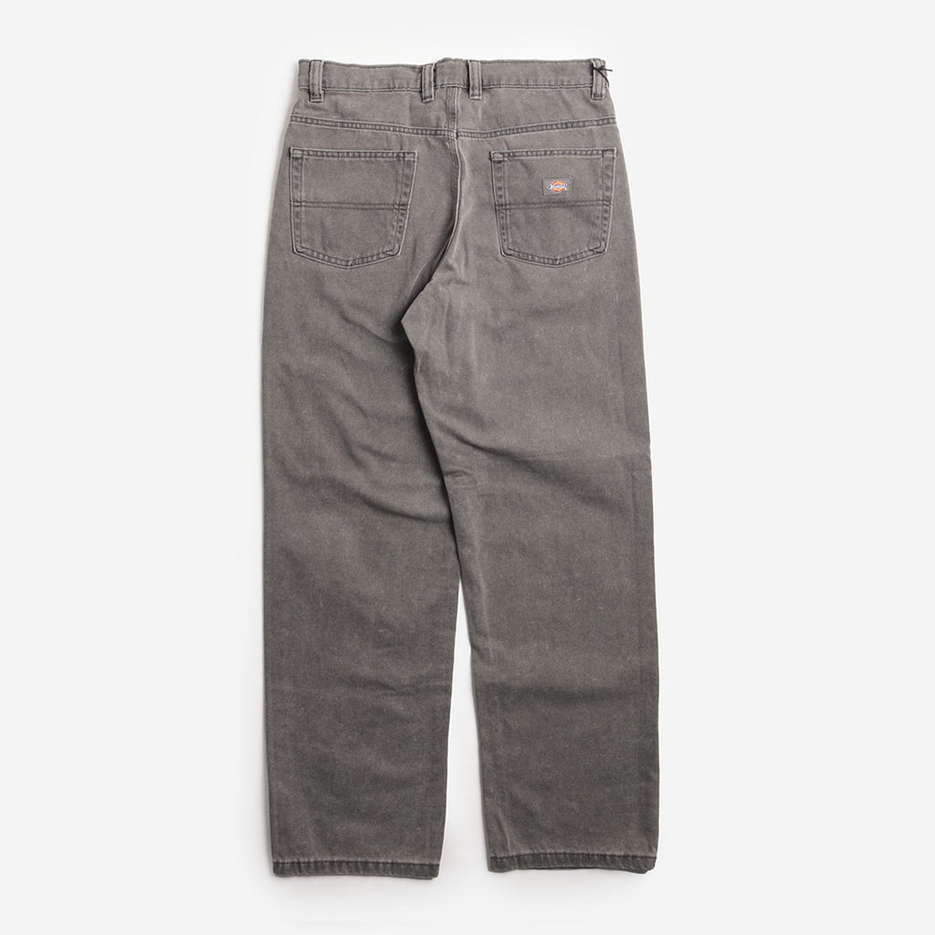 Dickies Thomasville Denim Trousers, Grey Wash Tinted, Detail Shot 2