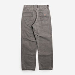 thumbnail Dickies Thomasville Denim Trousers, Grey Wash Tinted, Detail Shot 2