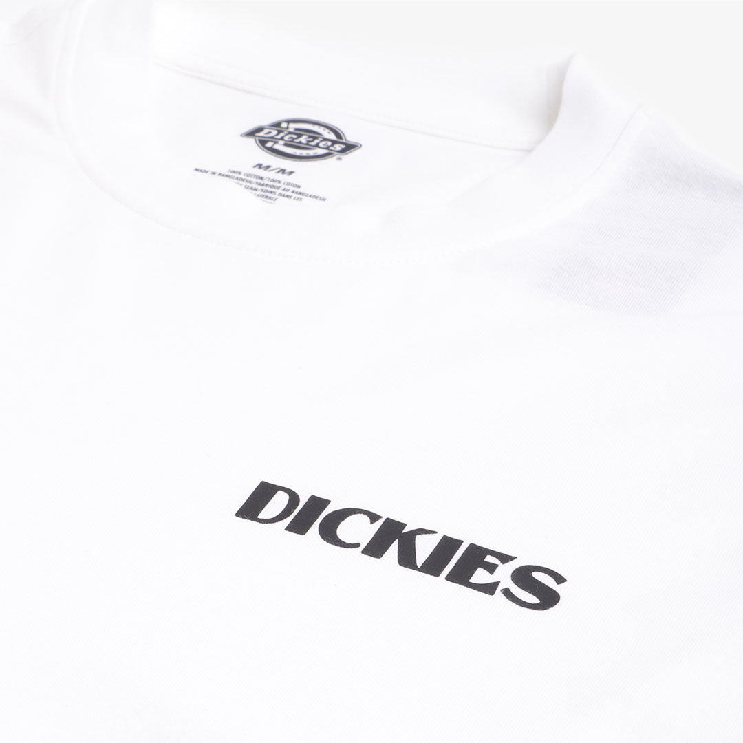 Dickies Timberville Long Sleeve T-Shirt, White, Detail Shot 2