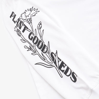 Dickies Timberville Long Sleeve T-Shirt, White, Detail Shot 3