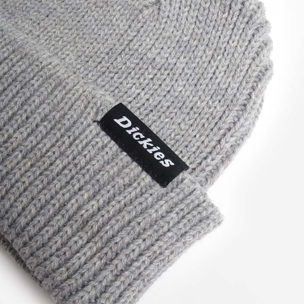 Dickies Woodworth Beanie, Grey Melange, Detail Shot 3