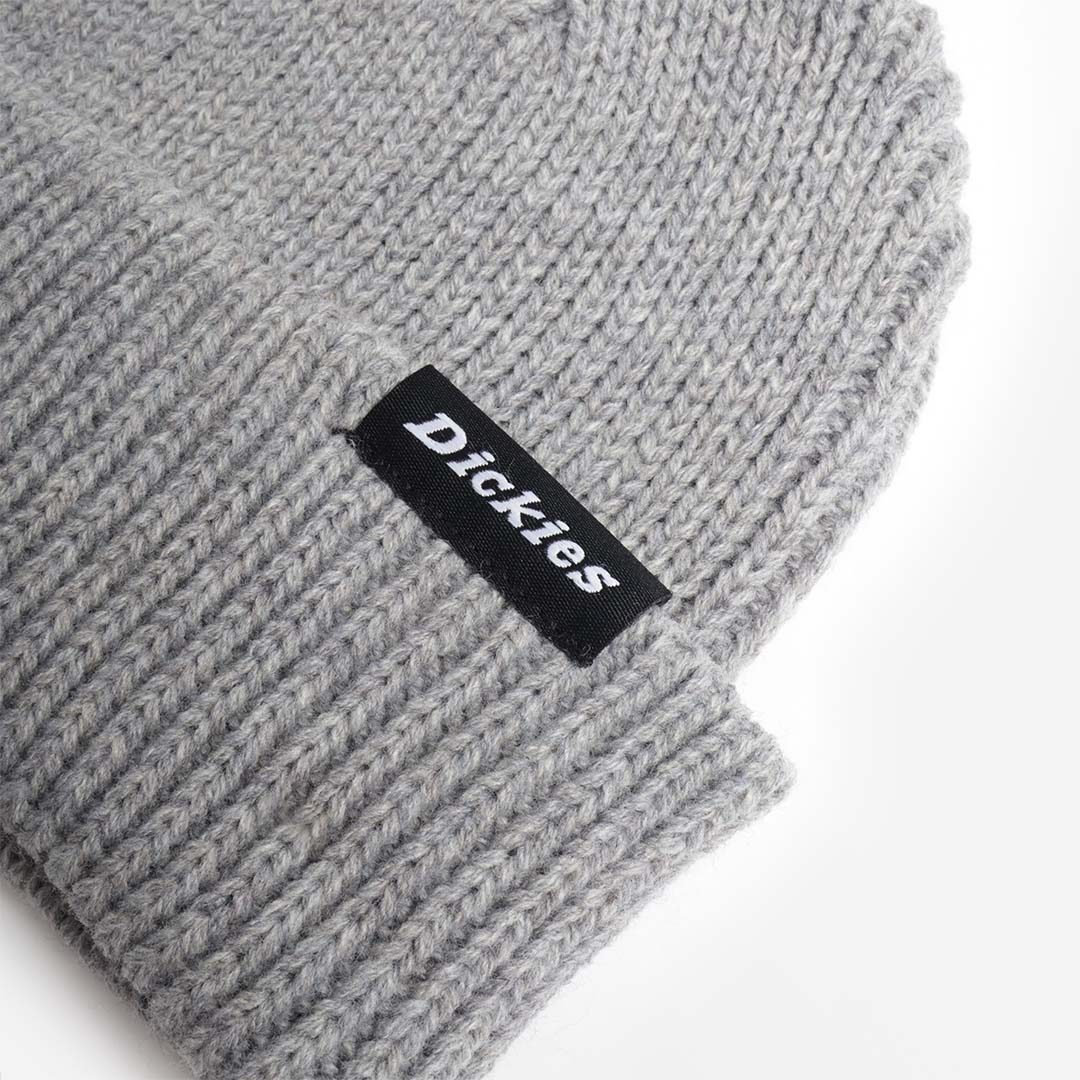 Dickies Woodworth Beanie, Grey Melange, Detail Shot 3