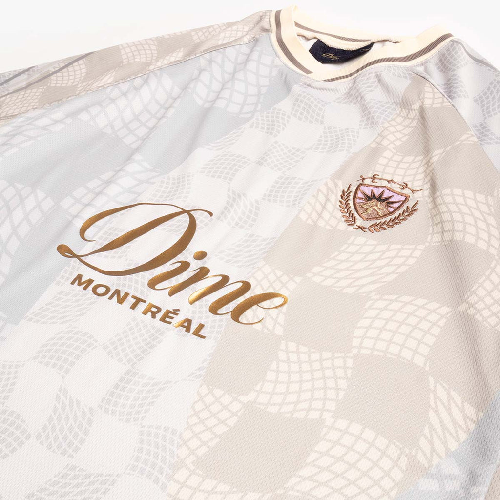 Dime Checkered Home Jersey, Cream, Detail Shot 2
