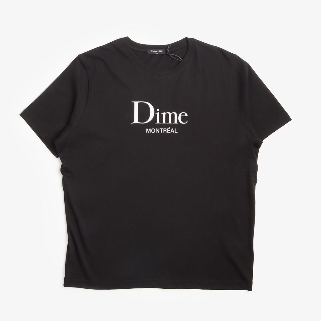 Dime Classic Dime Mtl T-Shirt in Black, front view
