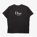 Dime Classic Dime Mtl T-Shirt in Black, front view