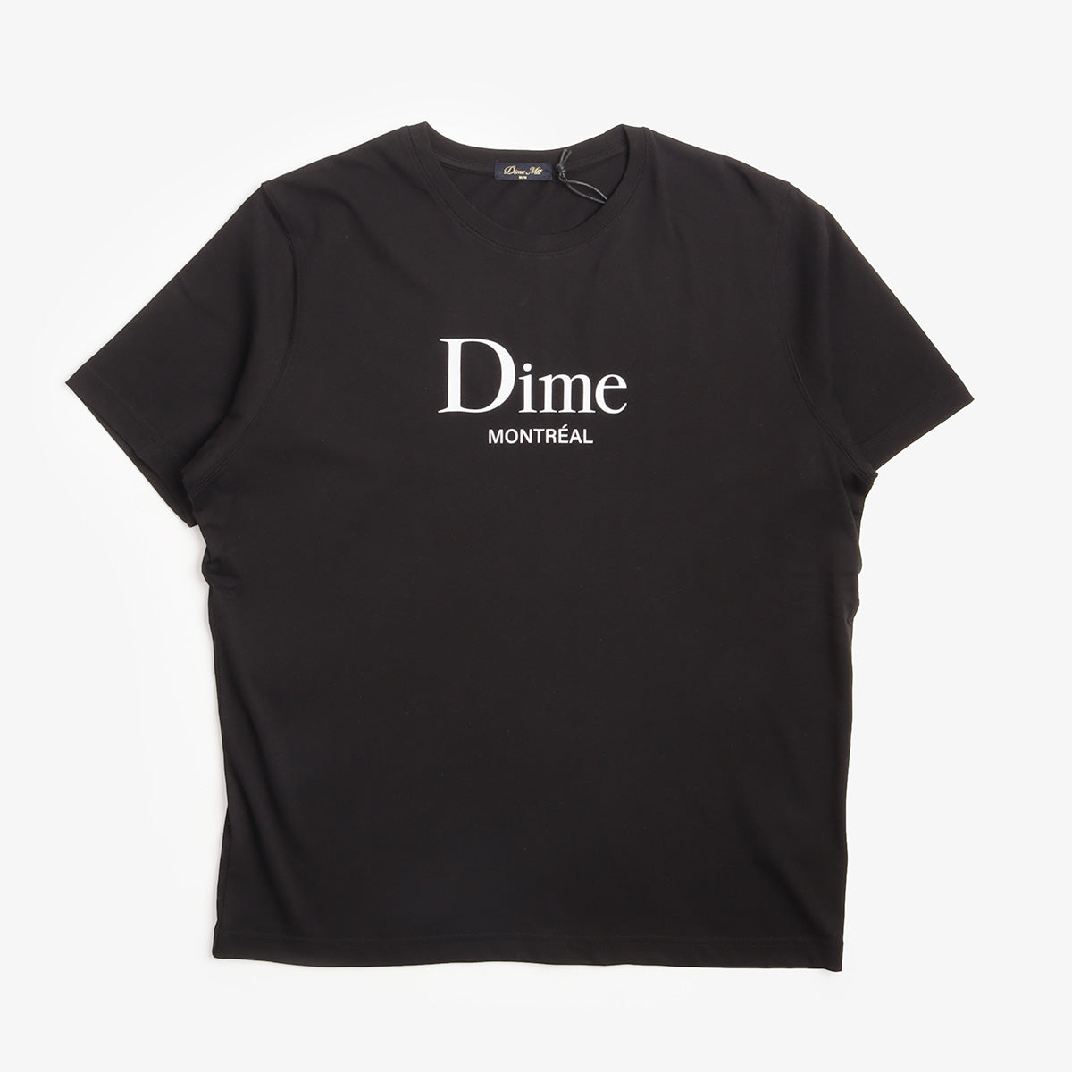 Dime Classic Dime Mtl T-Shirt in Black, front view