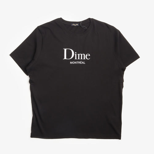 Dime Classic Dime Mtl T-Shirt in Black, front view