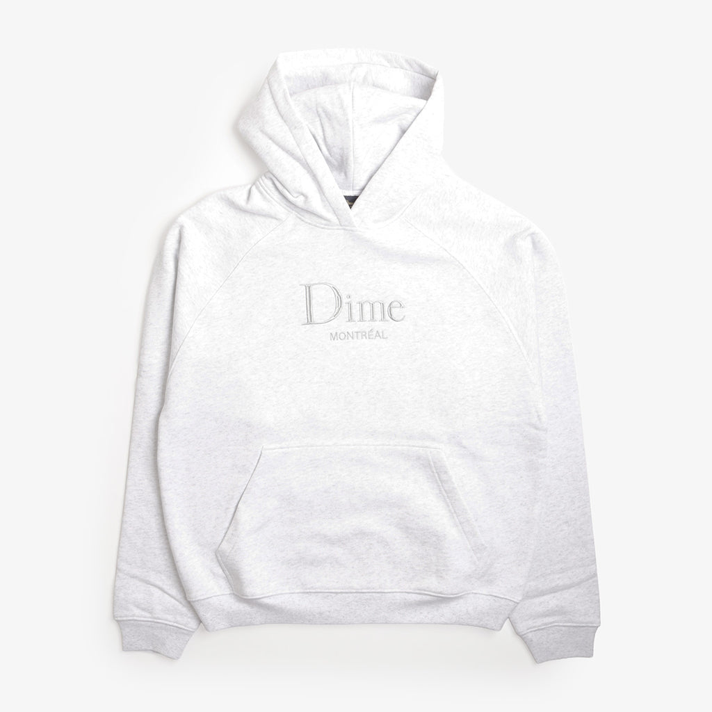 Dime Classic Dime Mtl Hoodie in Ash Grey, front view