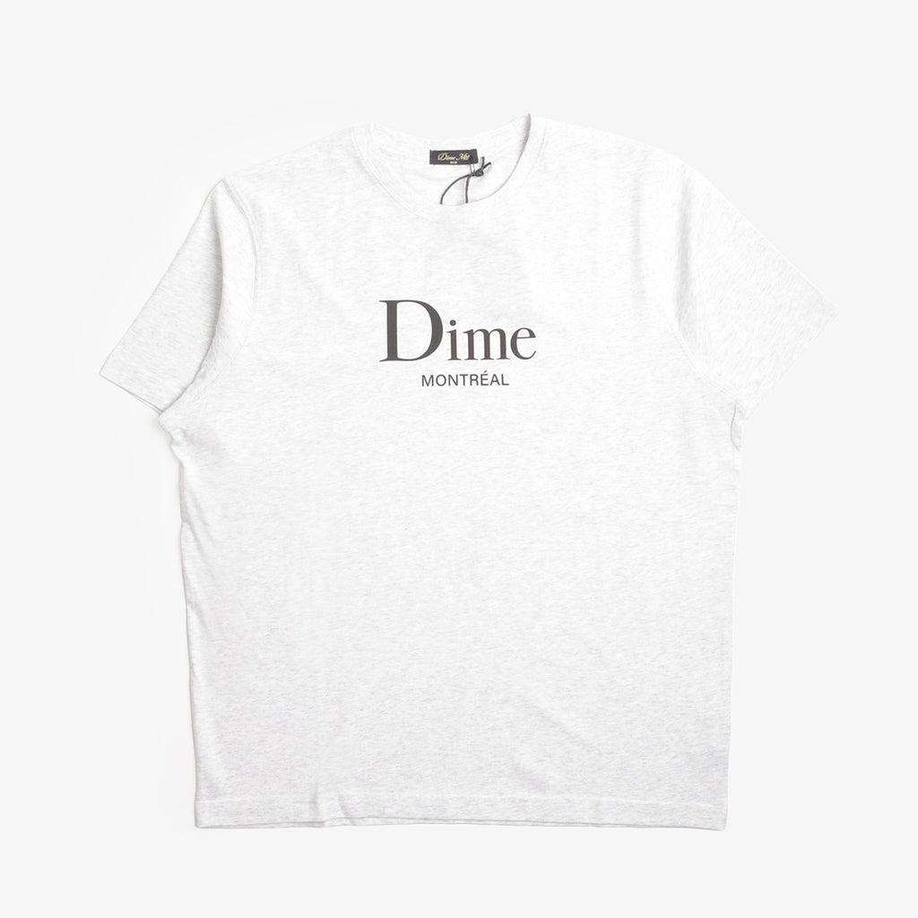 Dime Classic Dime Mtl T-Shirt in Ash Grey, front view