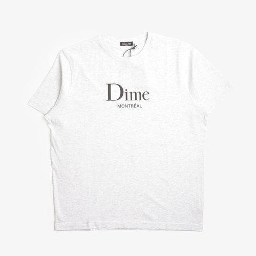 Dime Classic Dime Mtl T-Shirt in Ash Grey, front view