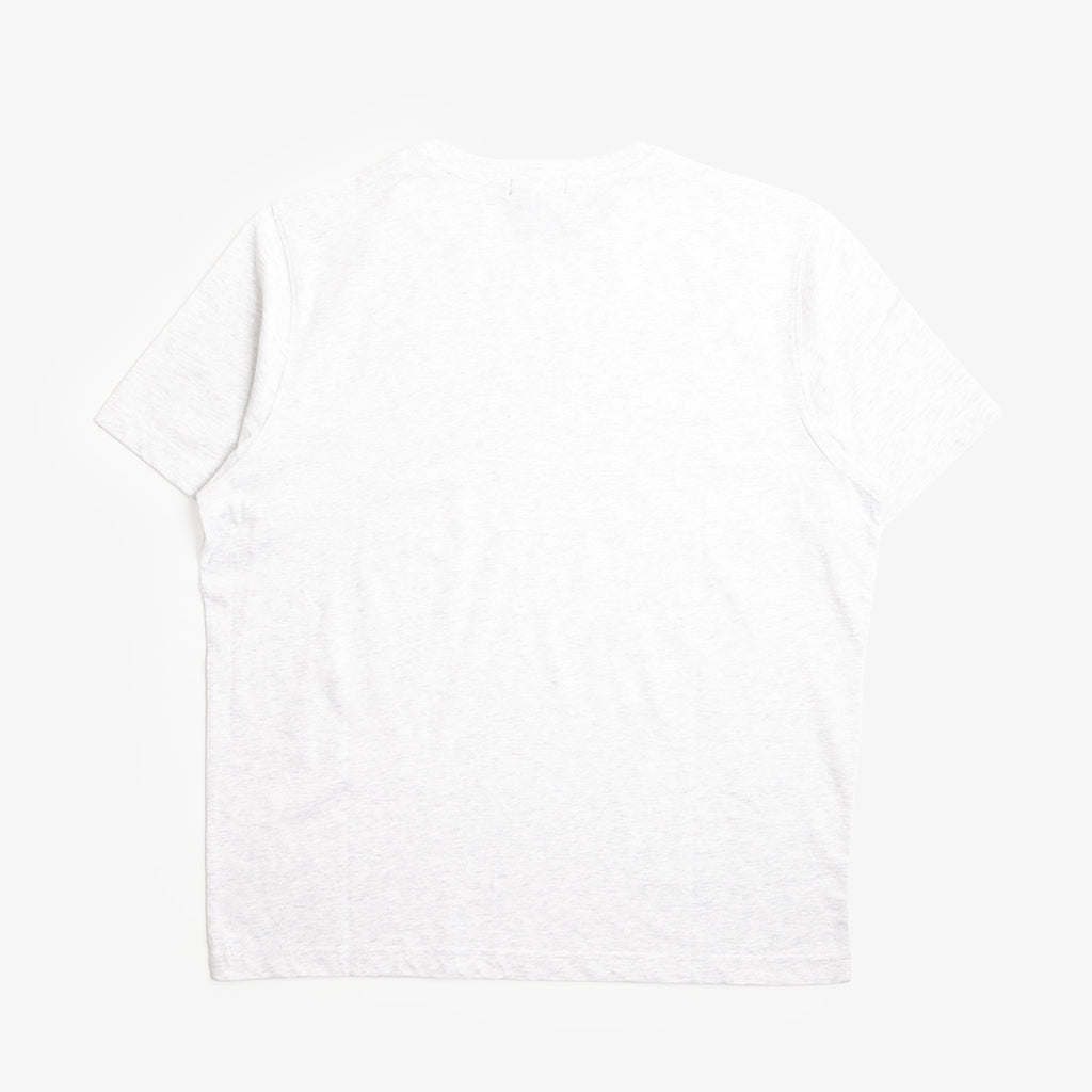 Dime Classic Plastic T-Shirt in Ash Grey, back view