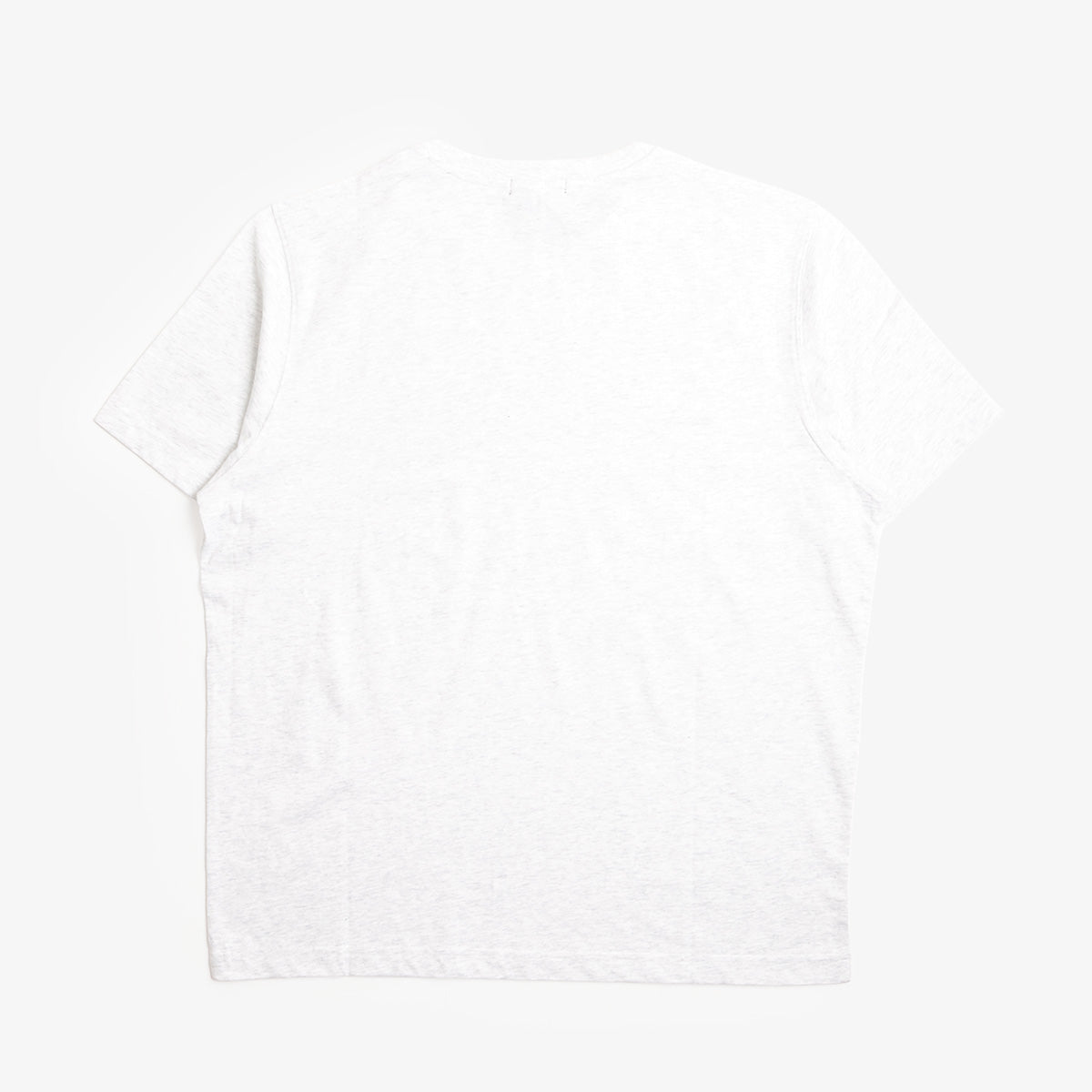 Dime Classic Plastic T-Shirt in Ash Grey, back view