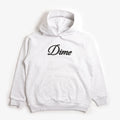 Dime Cursive Hoodie, Ash, Detail Shot 1