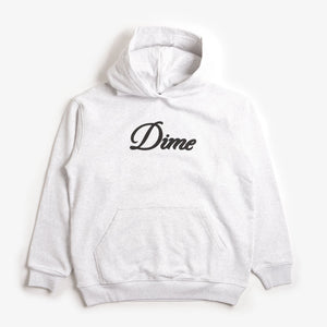 Dime Cursive Hoodie - Grey