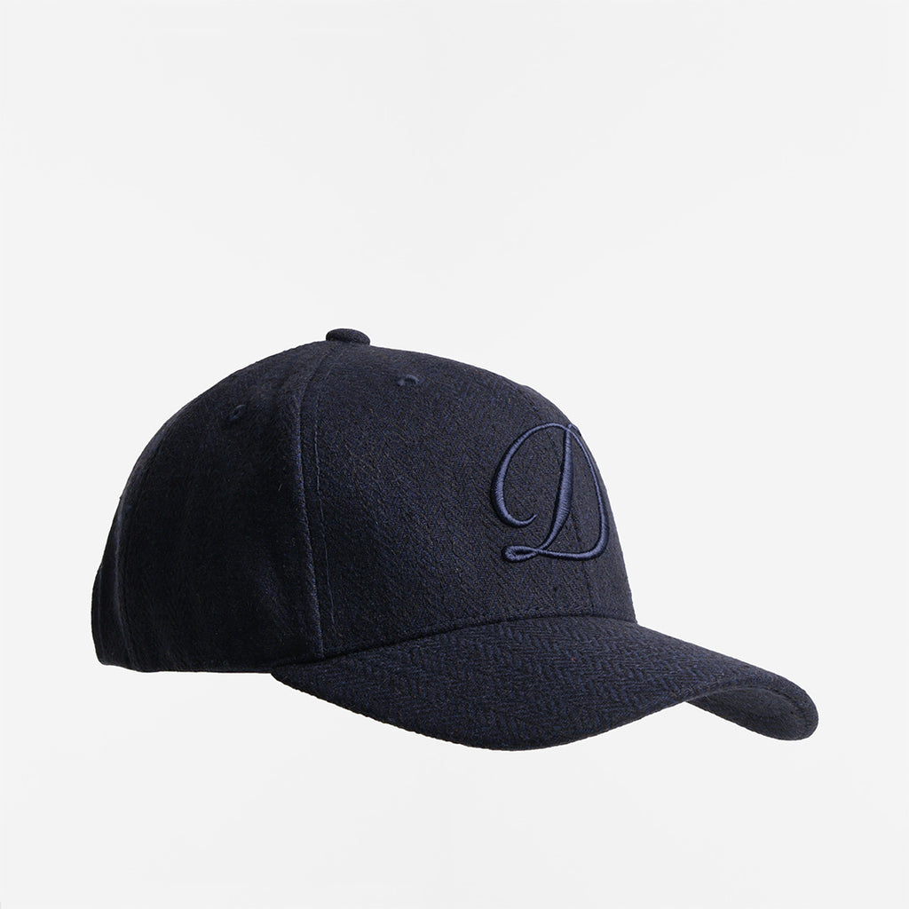 Dime D Full Fit Cap, Herringbone Navy, Detail Shot 1