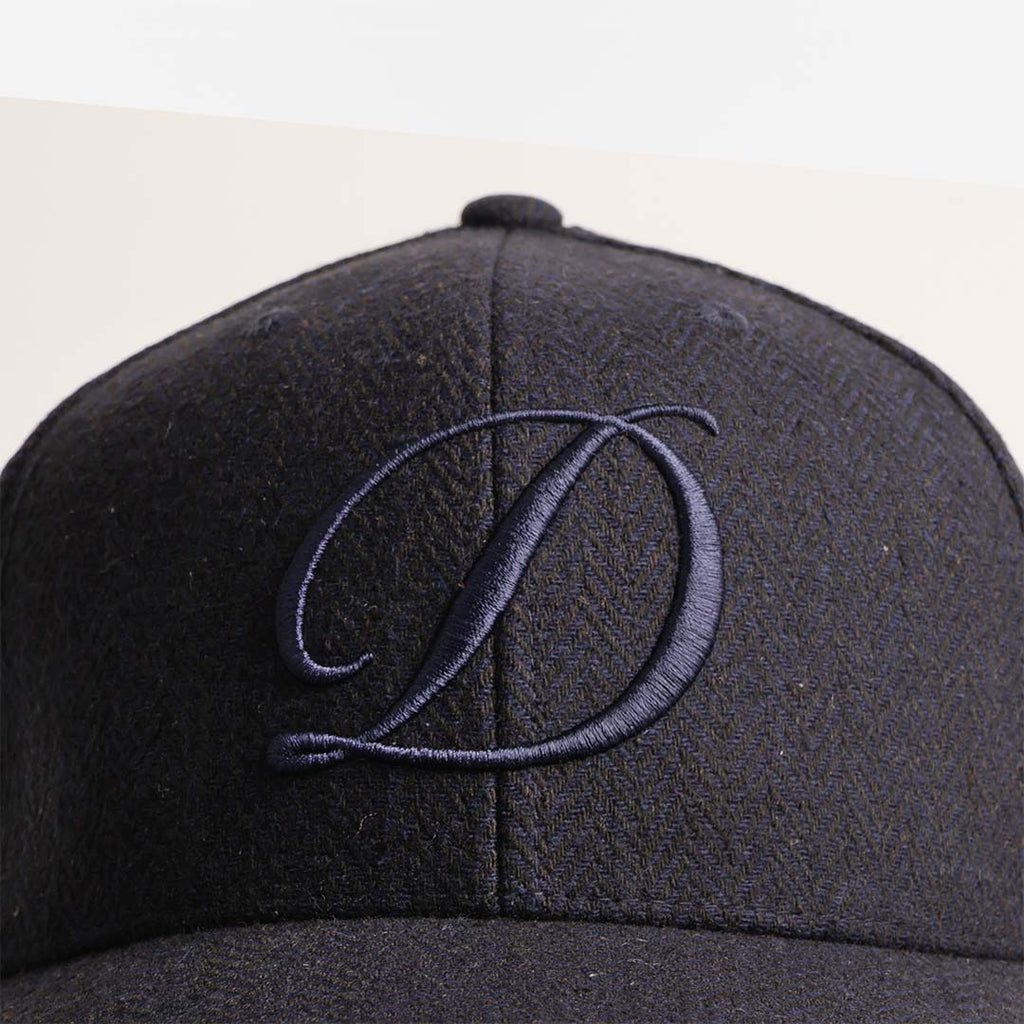Dime D Full Fit Cap, Herringbone Navy, Detail Shot 2