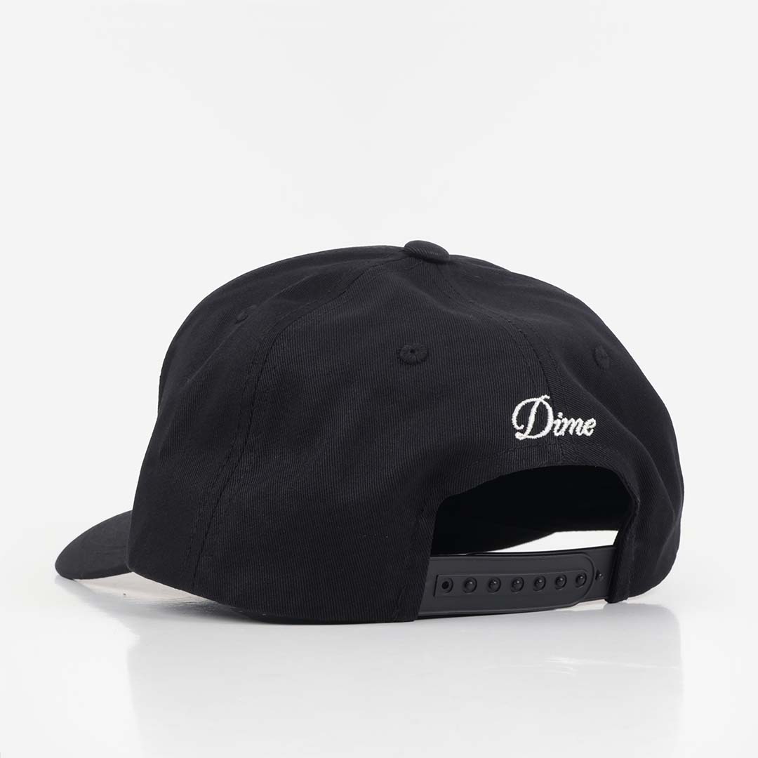 Dime D Full Fit Cap, Black, Detail Shot 3