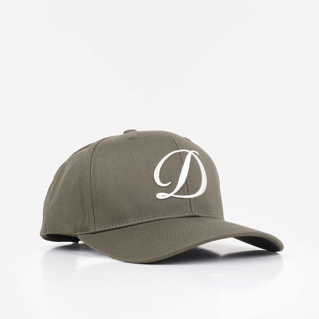 main Dime D Full Fit Cap, Olive, Detail Shot 1