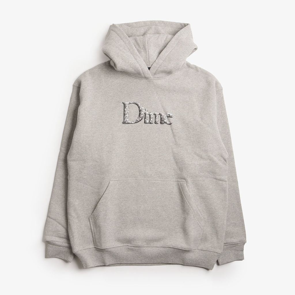 Dime Classic Decoy Hoodie, Heather Grey, Detail Shot 1