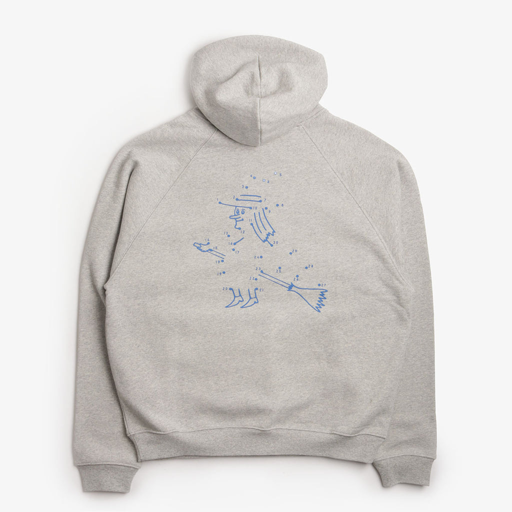 Dime Dots PT2 Hoodie, Heather Grey, Detail Shot 2