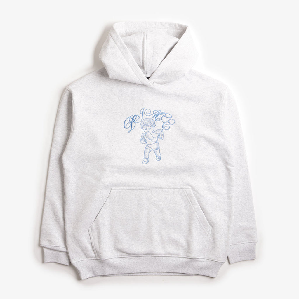 Dime Fighter Hoodie, Ash, Detail Shot 1