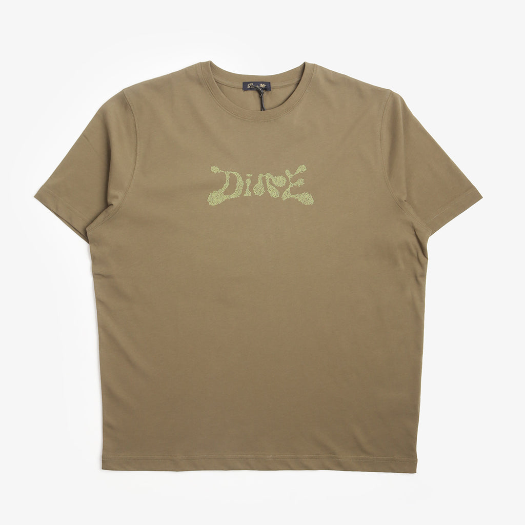 Dime Fingerprint T-Shirt in Ivy Green, front view