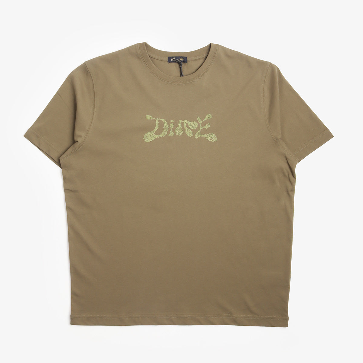 Dime Fingerprint T-Shirt in Ivy Green, front view