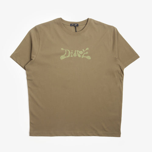 Dime Fingerprint T-Shirt in Ivy Green, front view