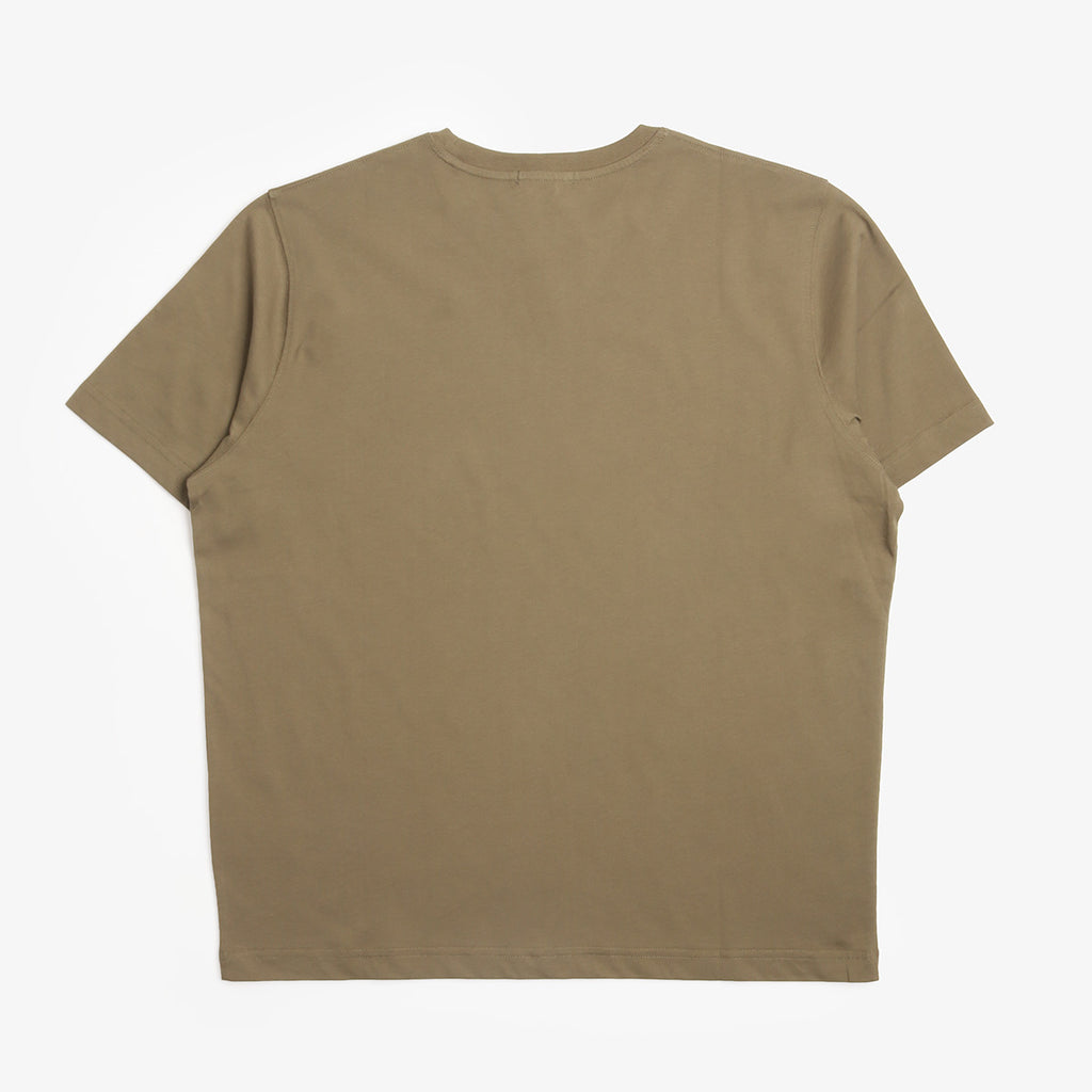 Dime Fingerprint T-Shirt in Ivy Green, back view