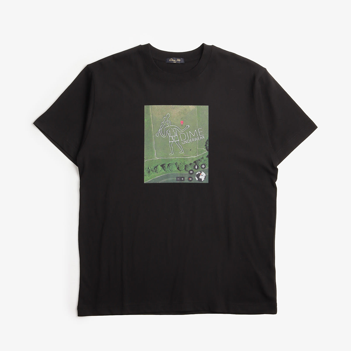 Dime GPS T-Shirt, Black, Detail Shot 1