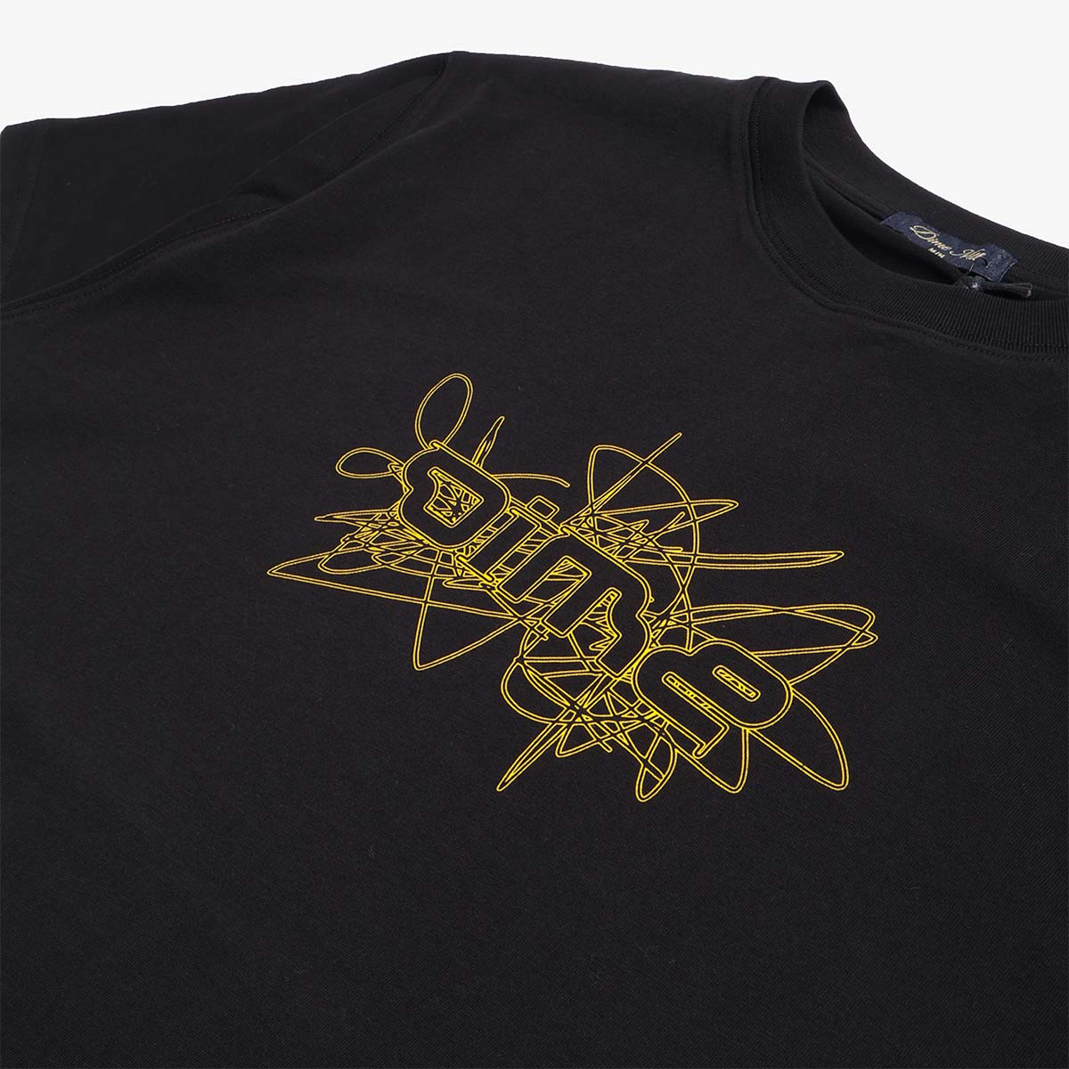 Dime Glyph T-Shirt, Black, Detail Shot 2