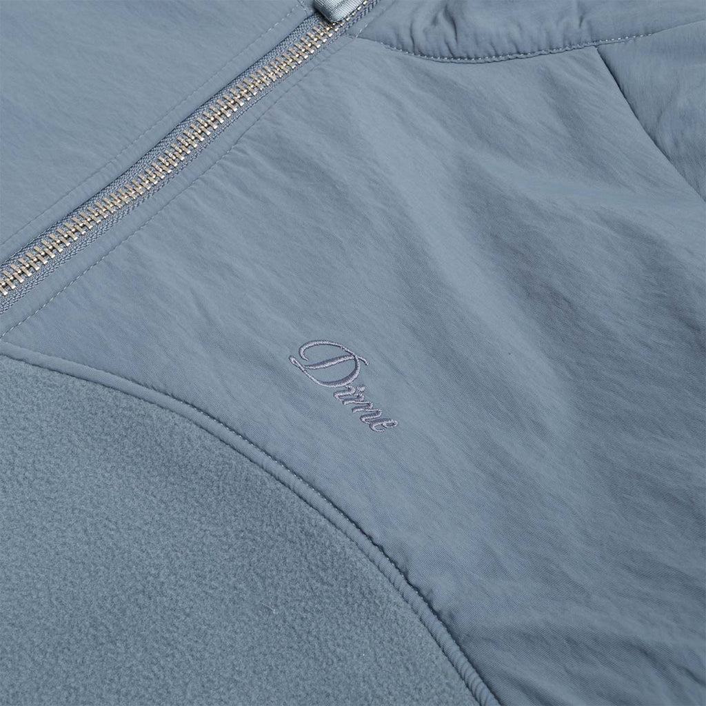 Dime Heavyweight Fleece Jacket, Slate Blue, Detail Shot 3