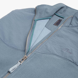 thumbnail Dime Heavyweight Fleece Jacket, Slate Blue, Detail Shot 4
