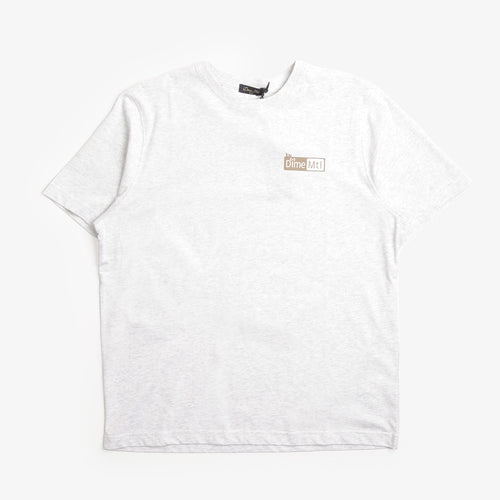 Dime Leak T-Shirt in Ash Grey, front view