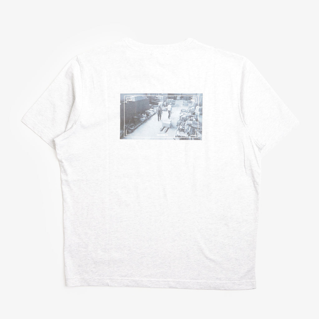 Dime Leak T-Shirt in Ash Grey, back print