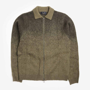 Dime Mohair Double Zip Knit - Green