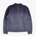 Dime Mohair Double Zip Knit, Midnight Blue, Detail Shot 1