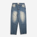 Dime Relaxed Denim Pant, Sandblasted Indigo, Detail Shot 1
